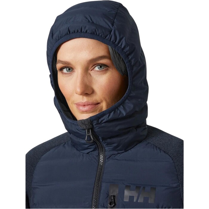 2024 Helly Hansen Frauen Arctic Ocean Hybrid Isolierte Jacke 30370 - Navy